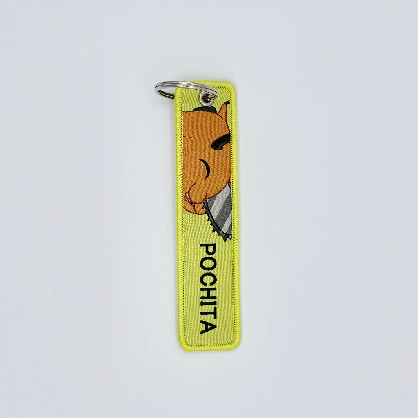 Embroidered Tag.Anime Keychain.Keyring.