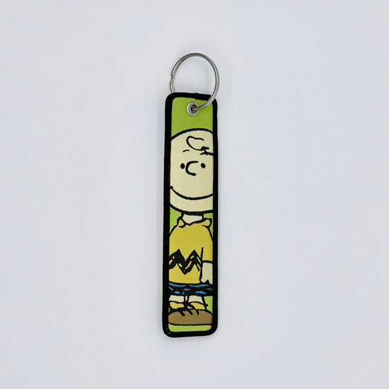 Embroidered Tag.Anime Keychain.Keyring.