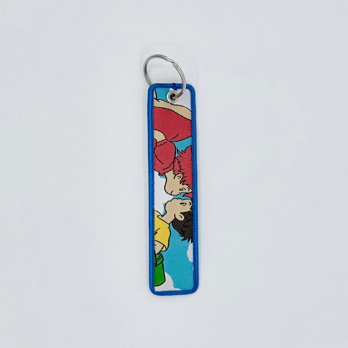 Embroidered Tag.Anime Keychain.Keyring.