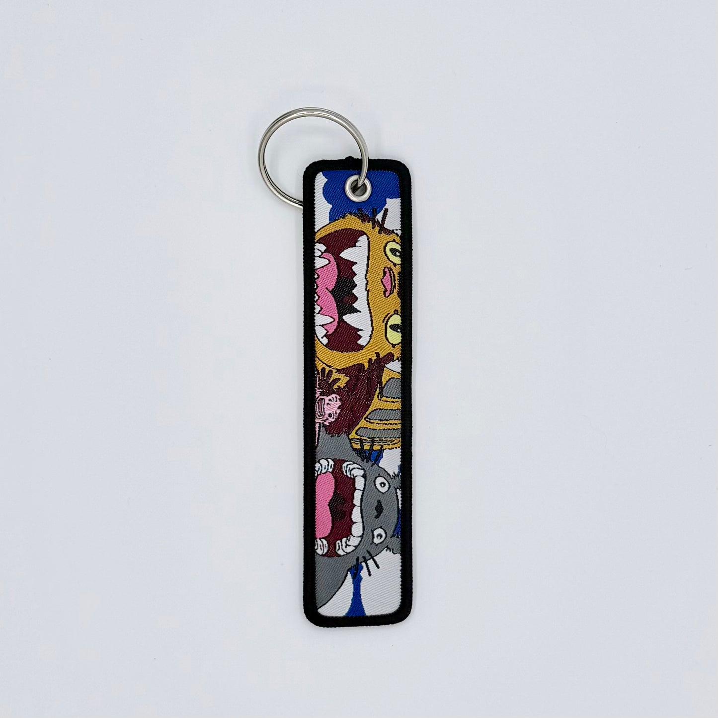 Embroidered Tag.Anime Keychain.Keyring.