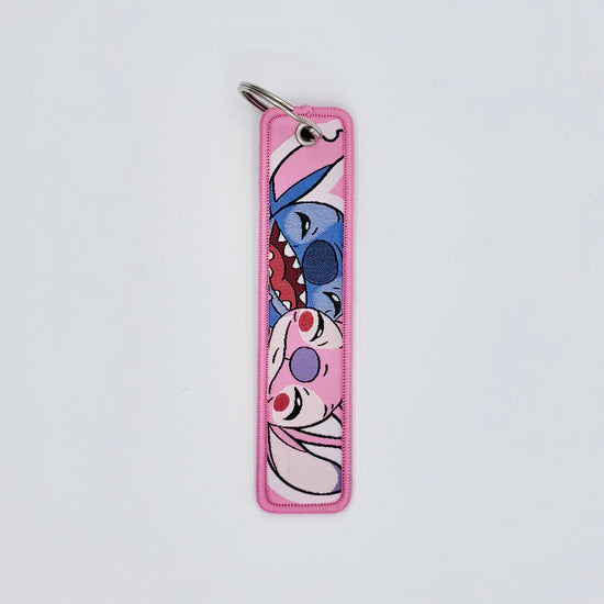 Embroidered Tag.Anime Keychain.Keyring.