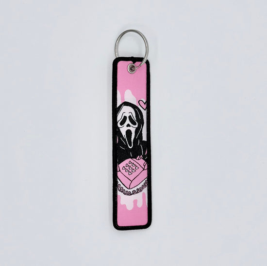 Embroidered Tag.Anime Keychain.Keyring.