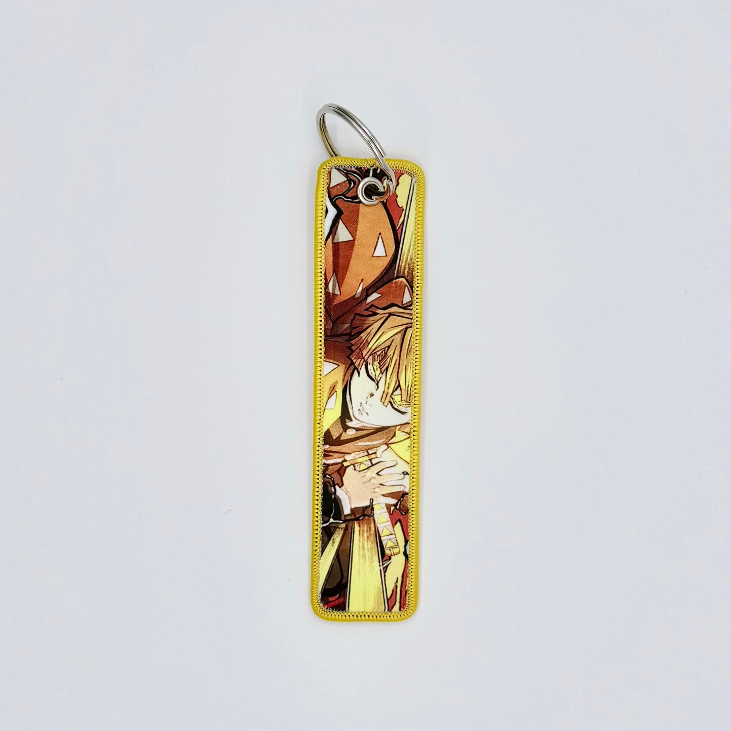 Embroidered Tag.Anime Keychain.Keyring.