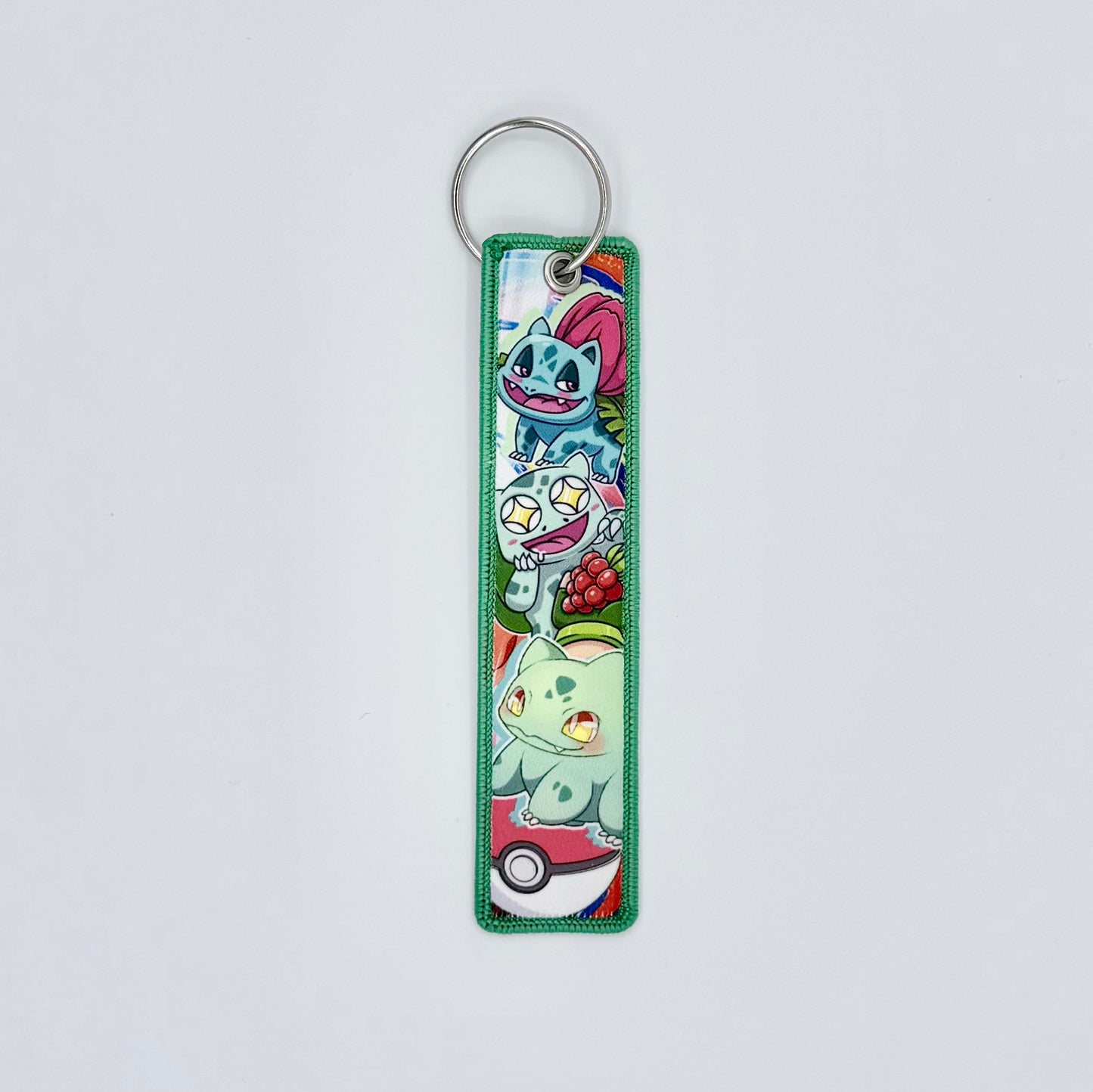 Embroidered Tag.Anime Keychain.Keyring.