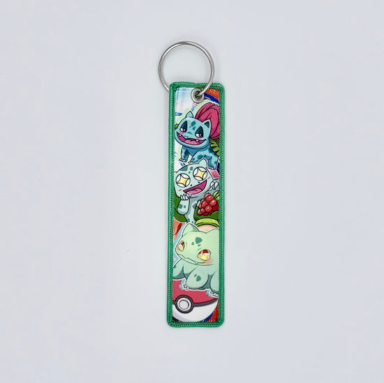 Embroidered Tag.Anime Keychain.Keyring.