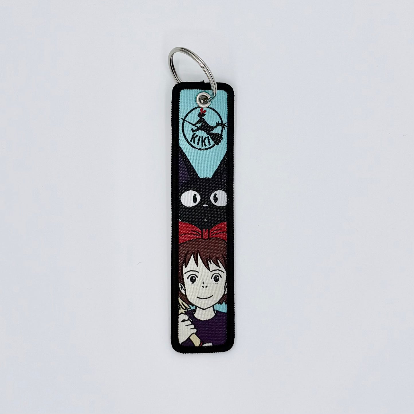 Embroidered Tag.Anime Keychain.Keyring.