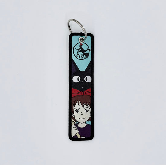 Embroidered Tag.Anime Keychain.Keyring.