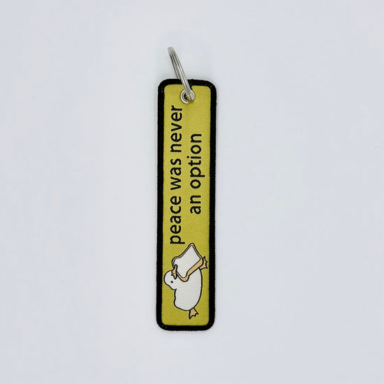 Embroidered Tag.Anime Keychain.Keyring.