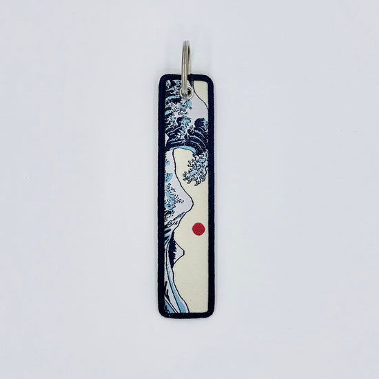 Embroidered Tag.Anime Keychain.Keyring.