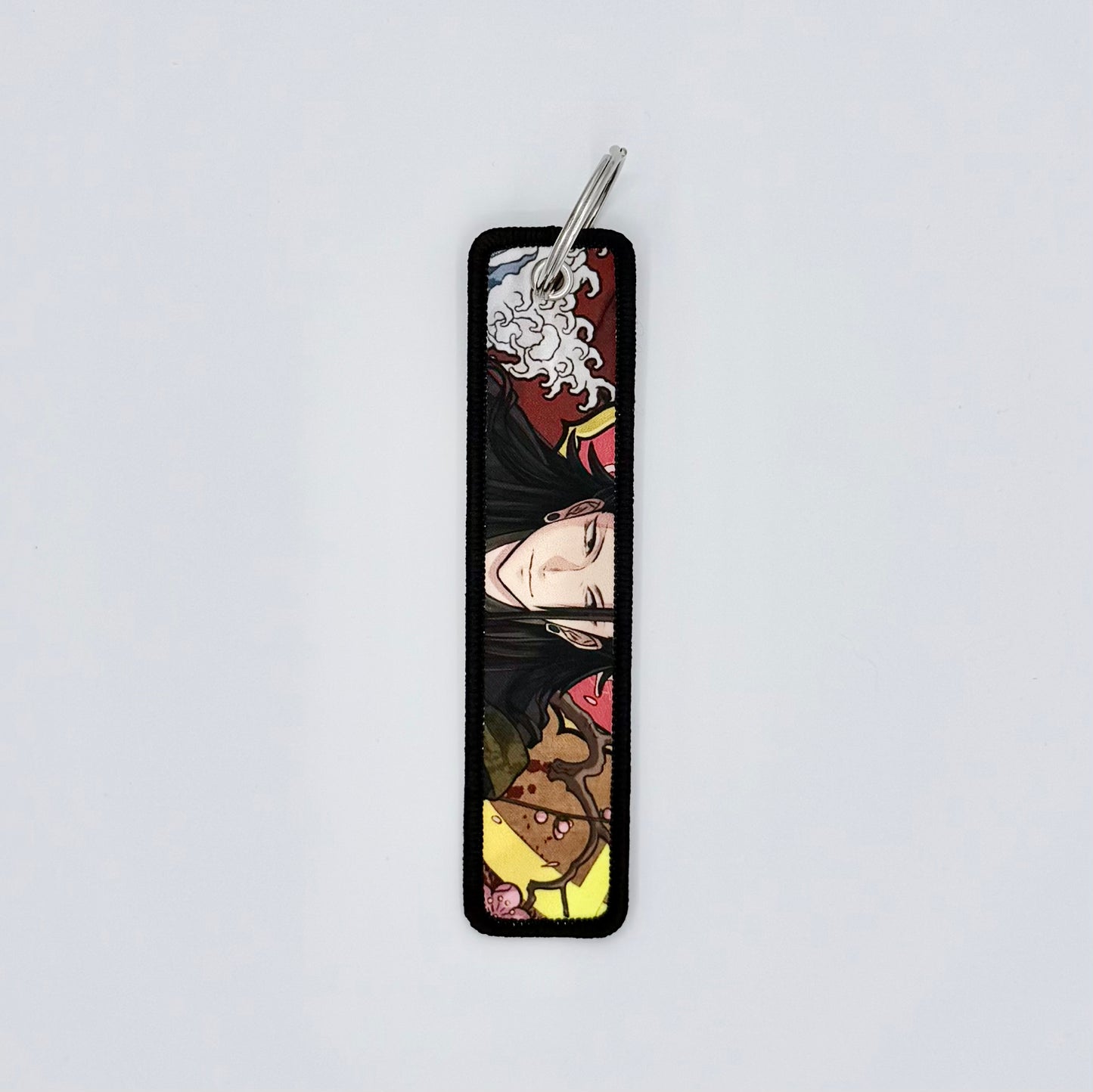 Embroidered Tag.Anime Keychain.Keyring.