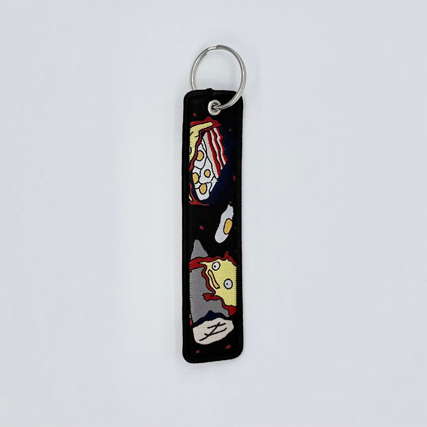 Embroidered Tag.Anime Keychain.Keyring.