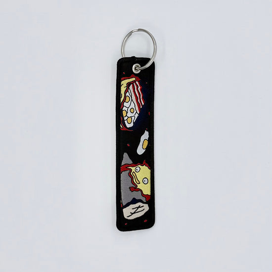 Embroidered Tag.Anime Keychain.Keyring.