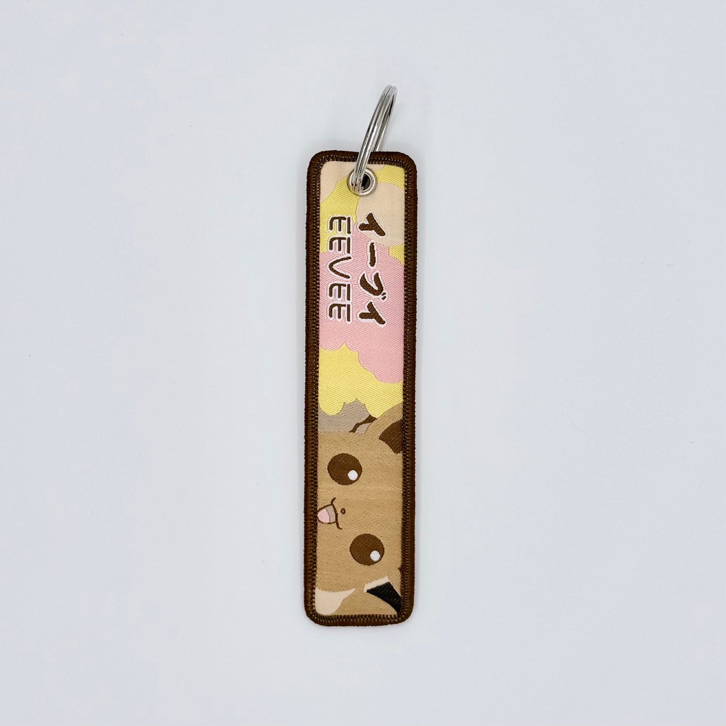 Embroidered Tag.Anime Keychain.Keyring.