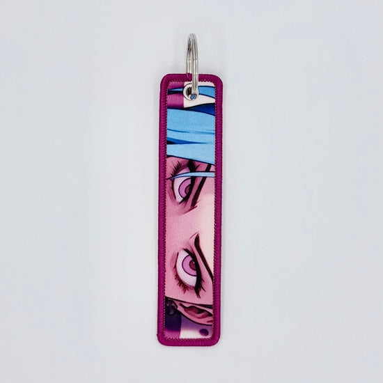 Embroidered Tag.Anime Keychain.Keyring.