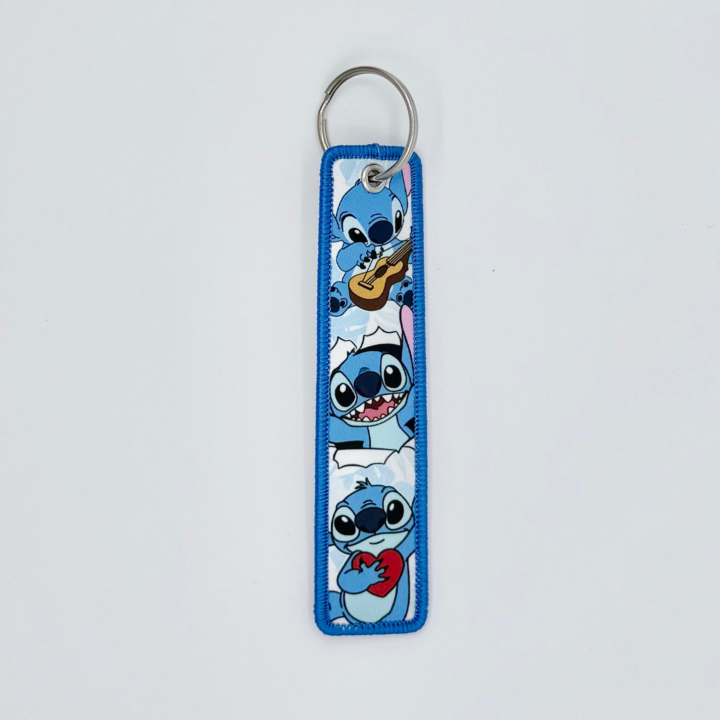 Embroidered Tag.Anime Keychain.Keyring.