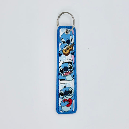 Embroidered Tag.Anime Keychain.Keyring.