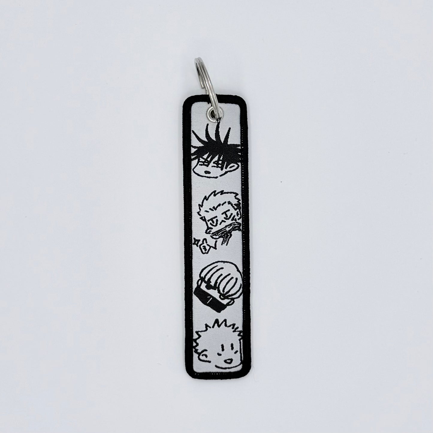 Embroidered Tag.Anime Keychain.Keyring.