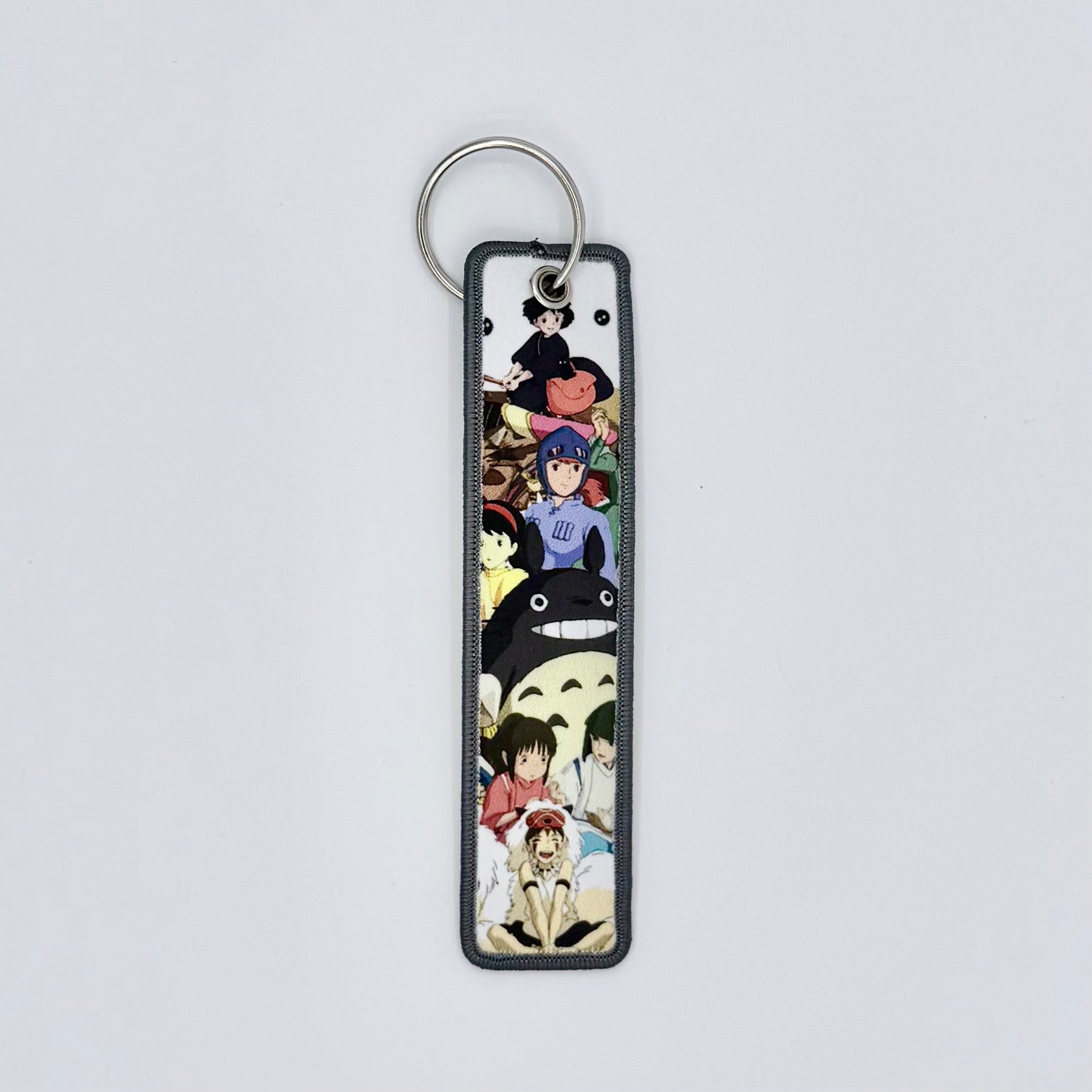 Embroidered Tag.Anime Keychain.Keyring.