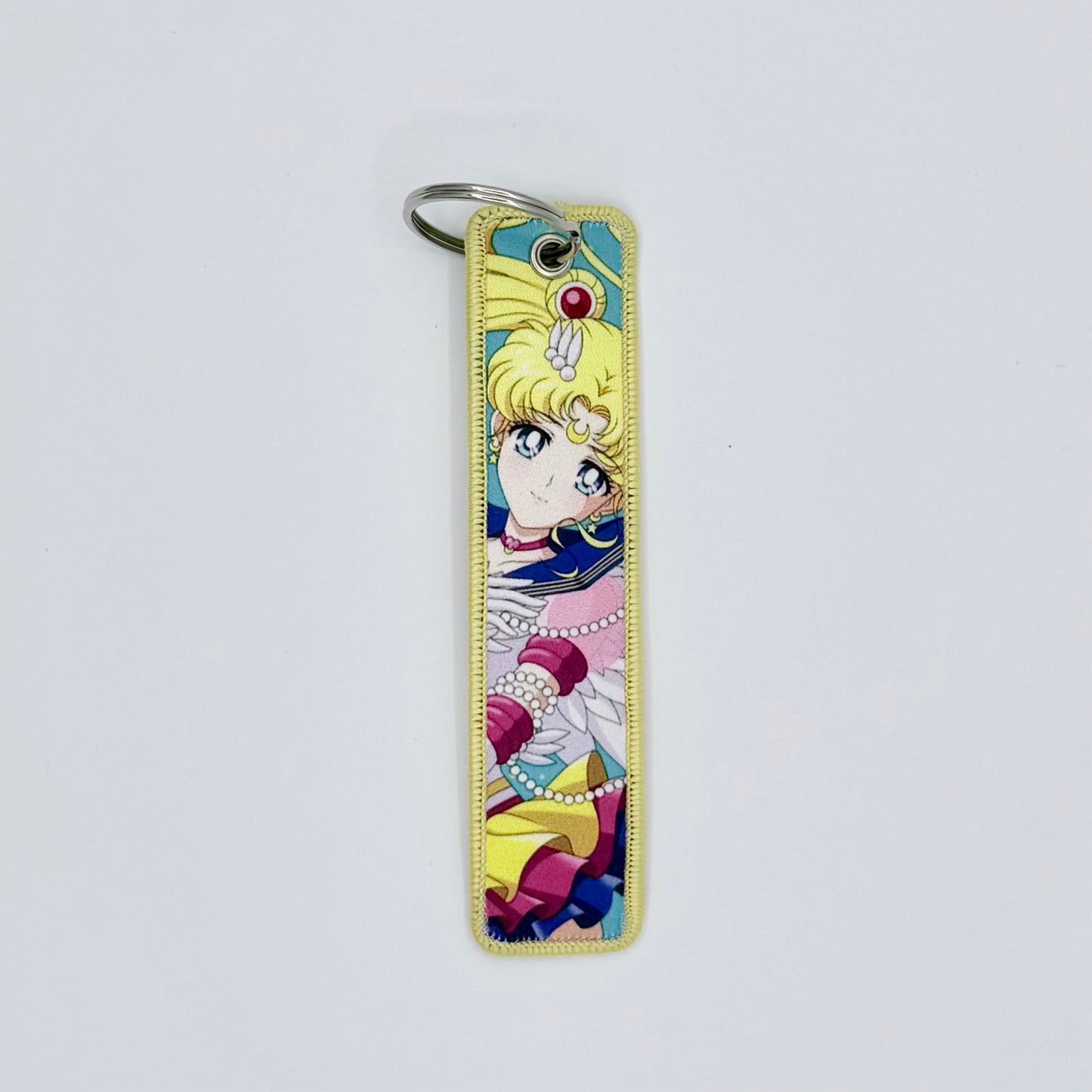 Embroidered Tag.Anime Keychain.Keyring.