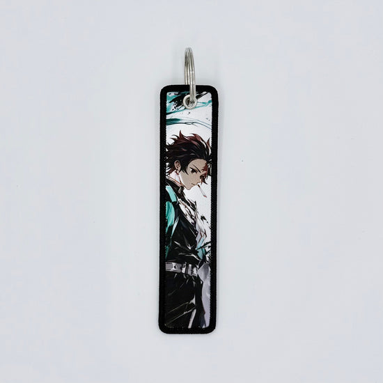 Embroidered Tag.Anime Keychain.Keyring.