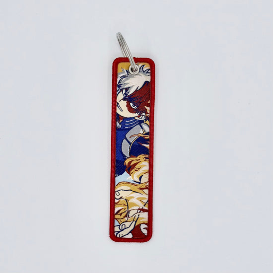 Embroidered Tag.Anime Keychain.Keyring.