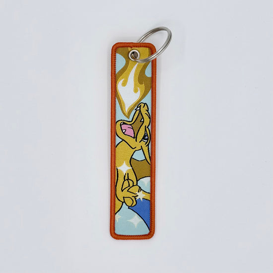Embroidered Tag.Anime Keychain.Keyring.