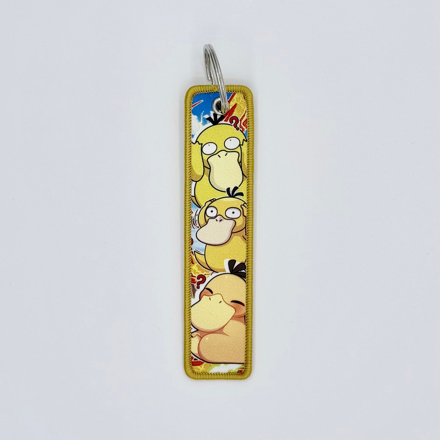 Embroidered Tag.Anime Keychain.Keyring.