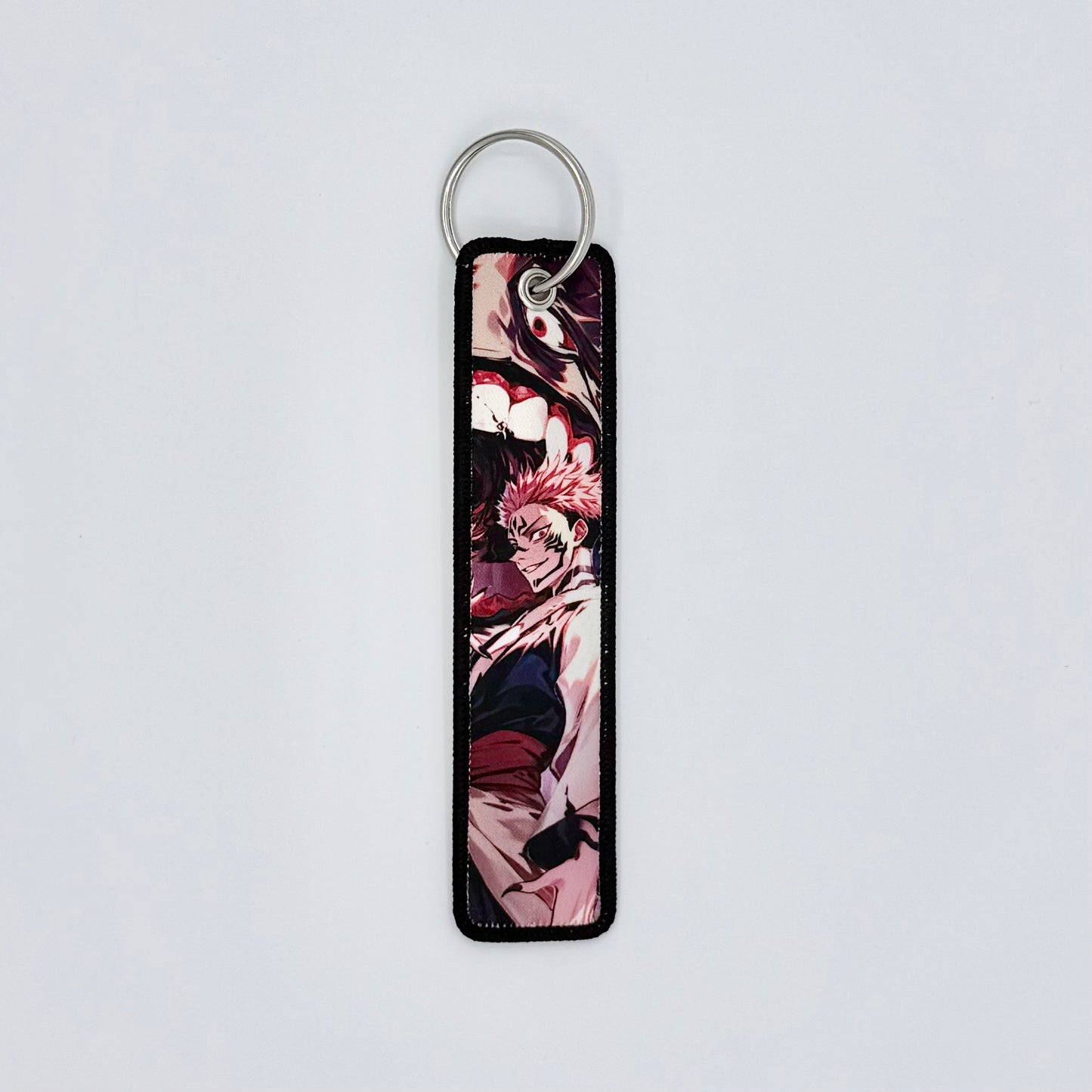 Embroidered Tag.Anime Keychain.Keyring.