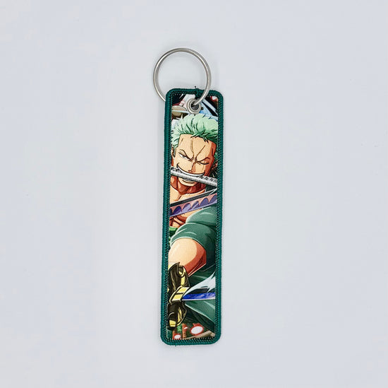 Embroidered Tag.Anime Keychain.Keyring.