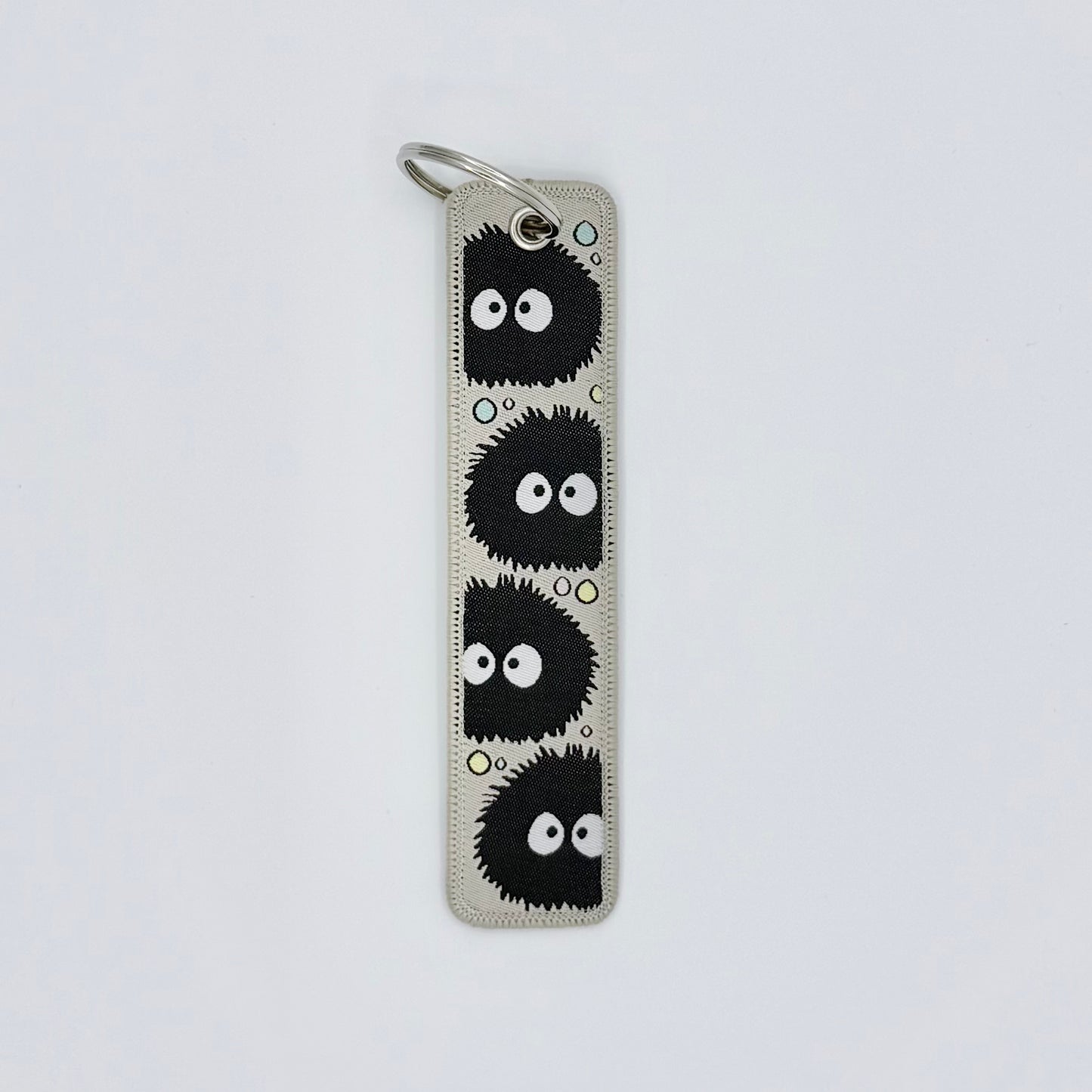 Embroidered Tag.Anime Keychain.Keyring.