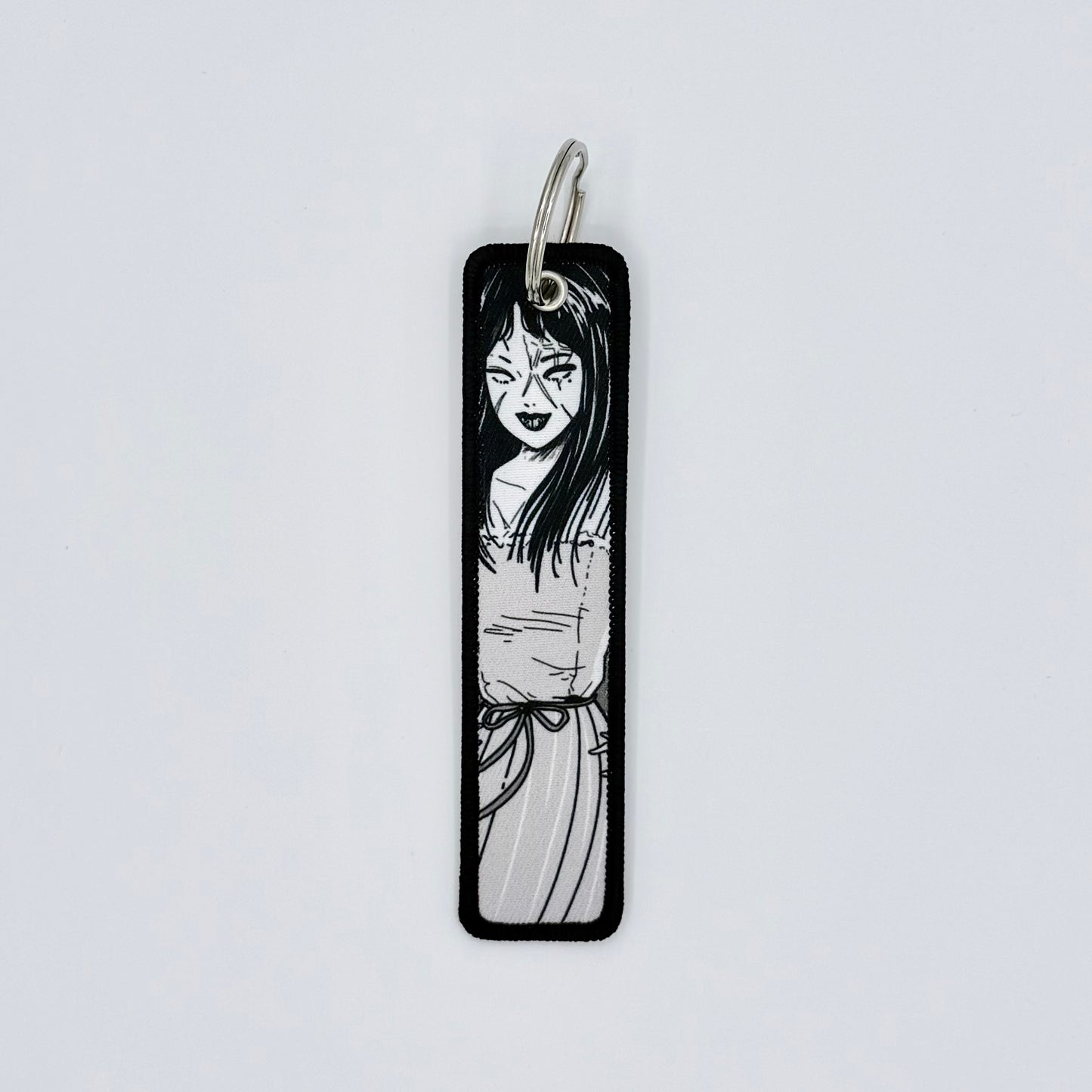Embroidered Tag.Anime Keychain.Keyring.