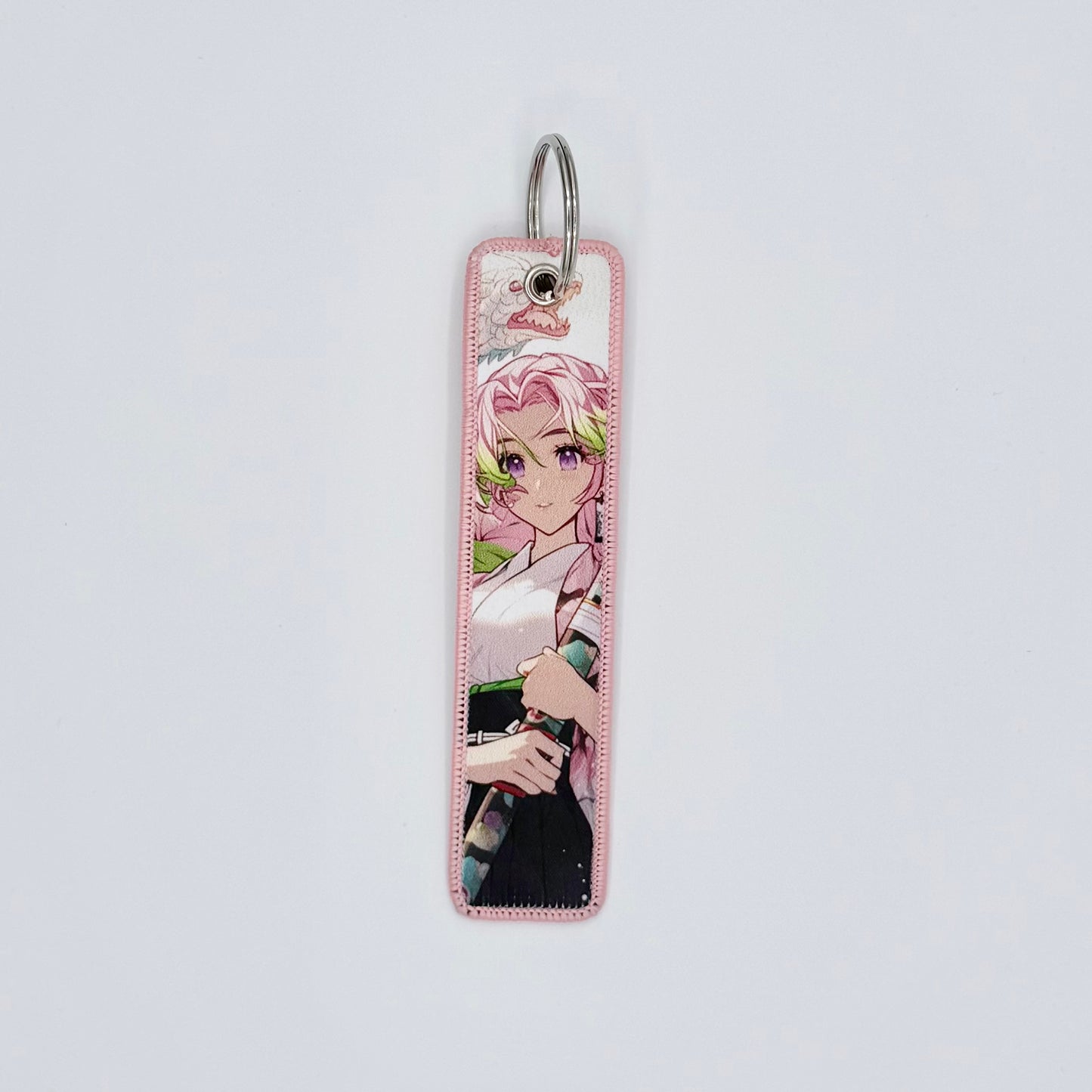 Embroidered Tag.Anime Keychain.Keyring.