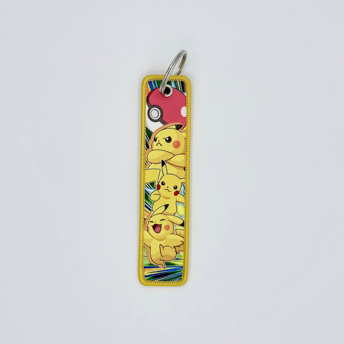 Embroidered Tag.Anime Keychain.Keyring.