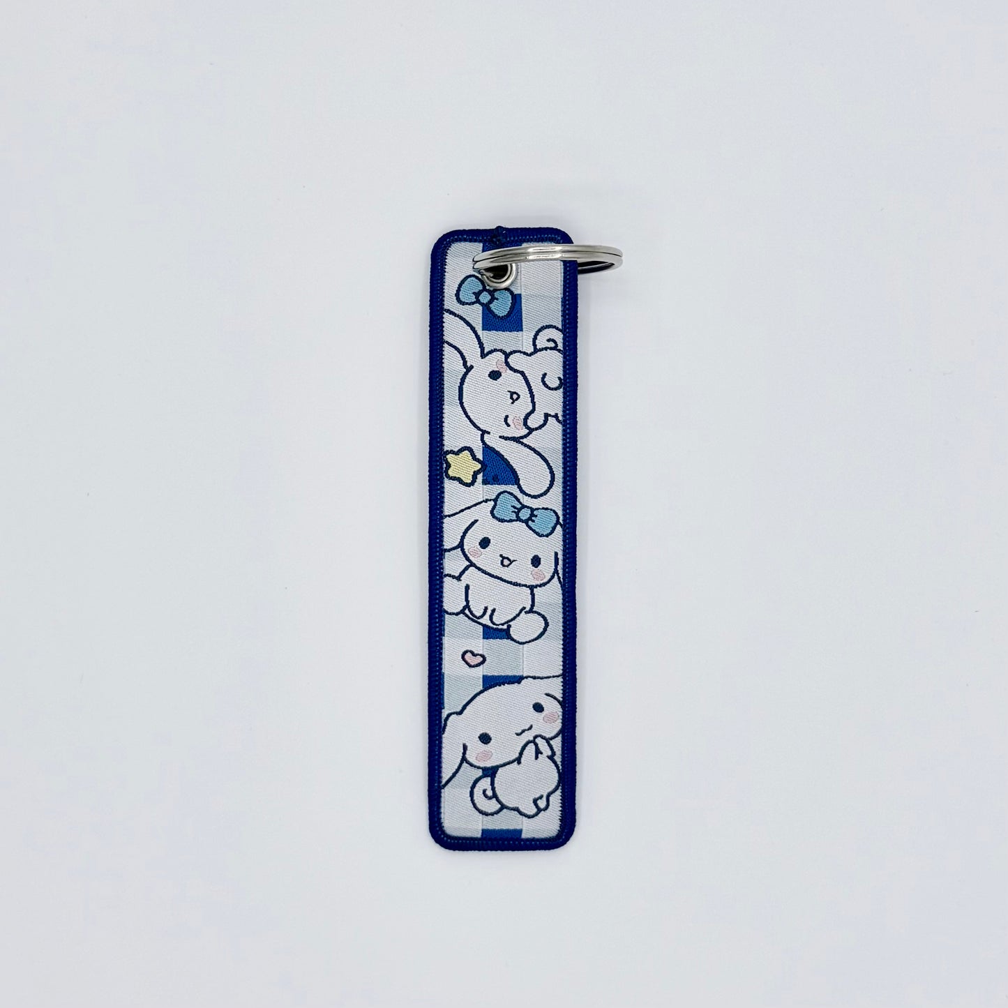Embroidered Tag.Anime Keychain.Keyring.