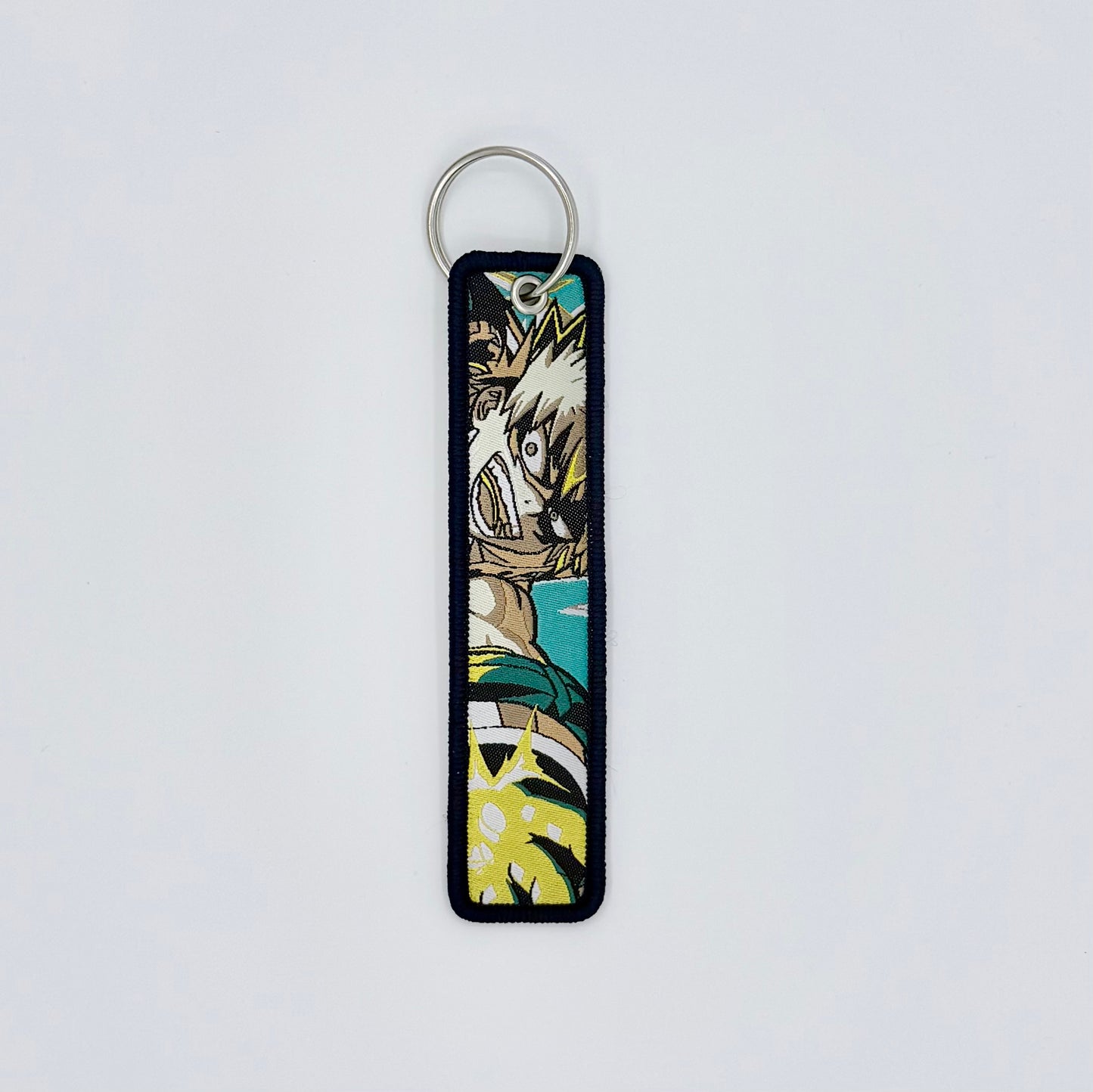 Embroidered Tag.Anime Keychain.Keyring.