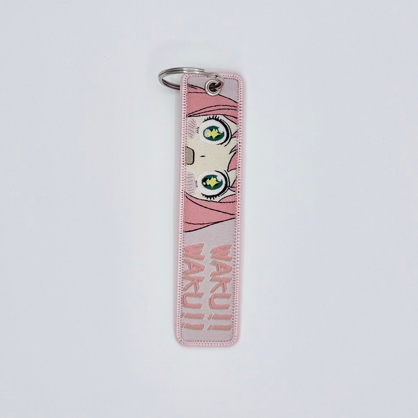 Embroidered Tag.Anime Keychain.Keyring.