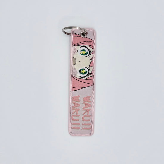 Embroidered Tag.Anime Keychain.Keyring.