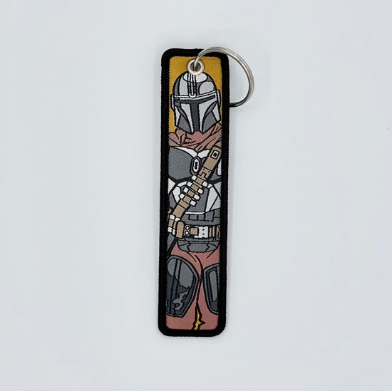 Embroidered Tag.Anime Keychain.Keyring.