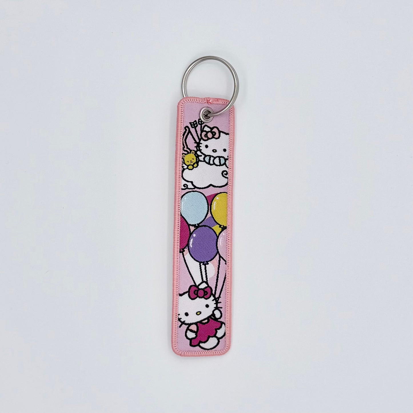 Embroidered Tag.Anime Keychain.Keyring.