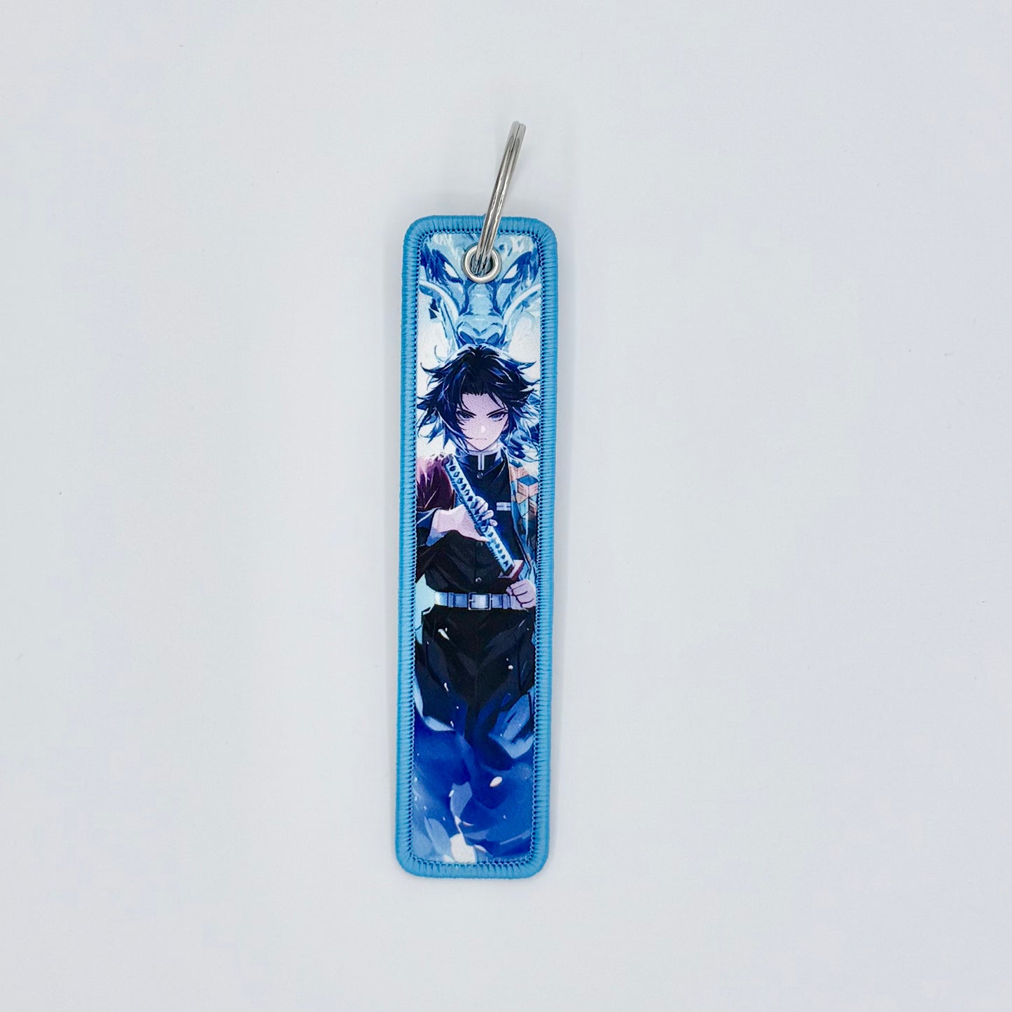 Embroidered Tag.Anime Keychain.Keyring.