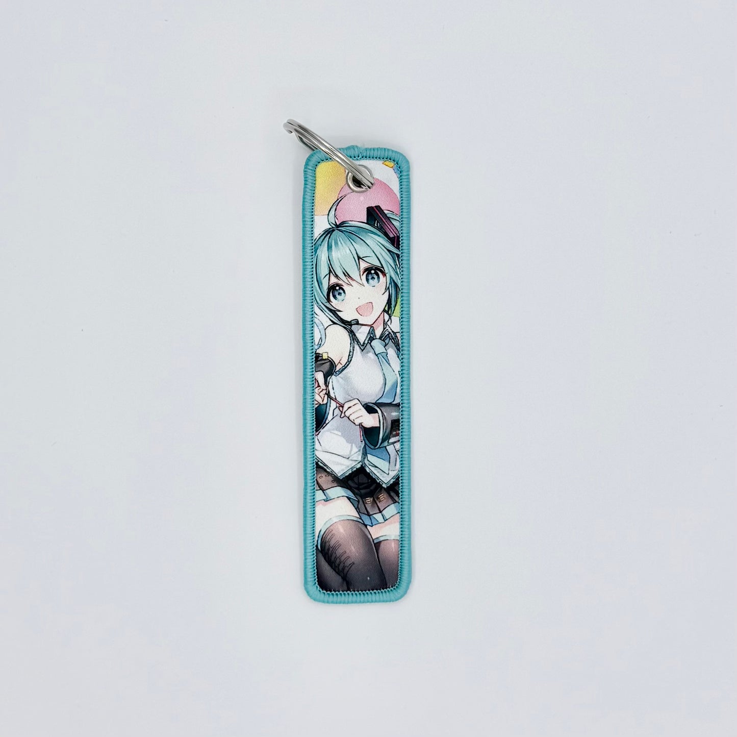 Embroidered Tag.Anime Keychain.Keyring.
