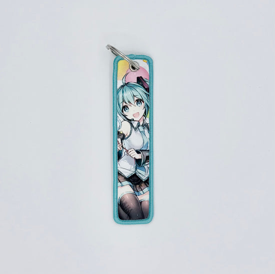 Embroidered Tag.Anime Keychain.Keyring.