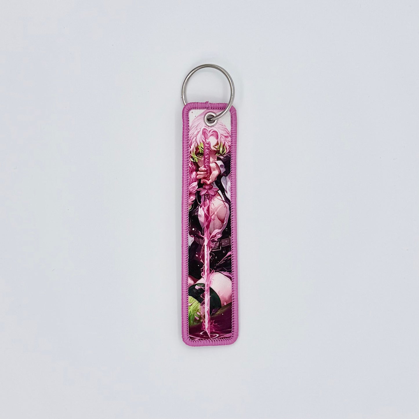 Embroidered Tag.Anime Keychain.Keyring.