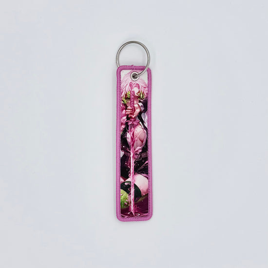 Embroidered Tag.Anime Keychain.Keyring.