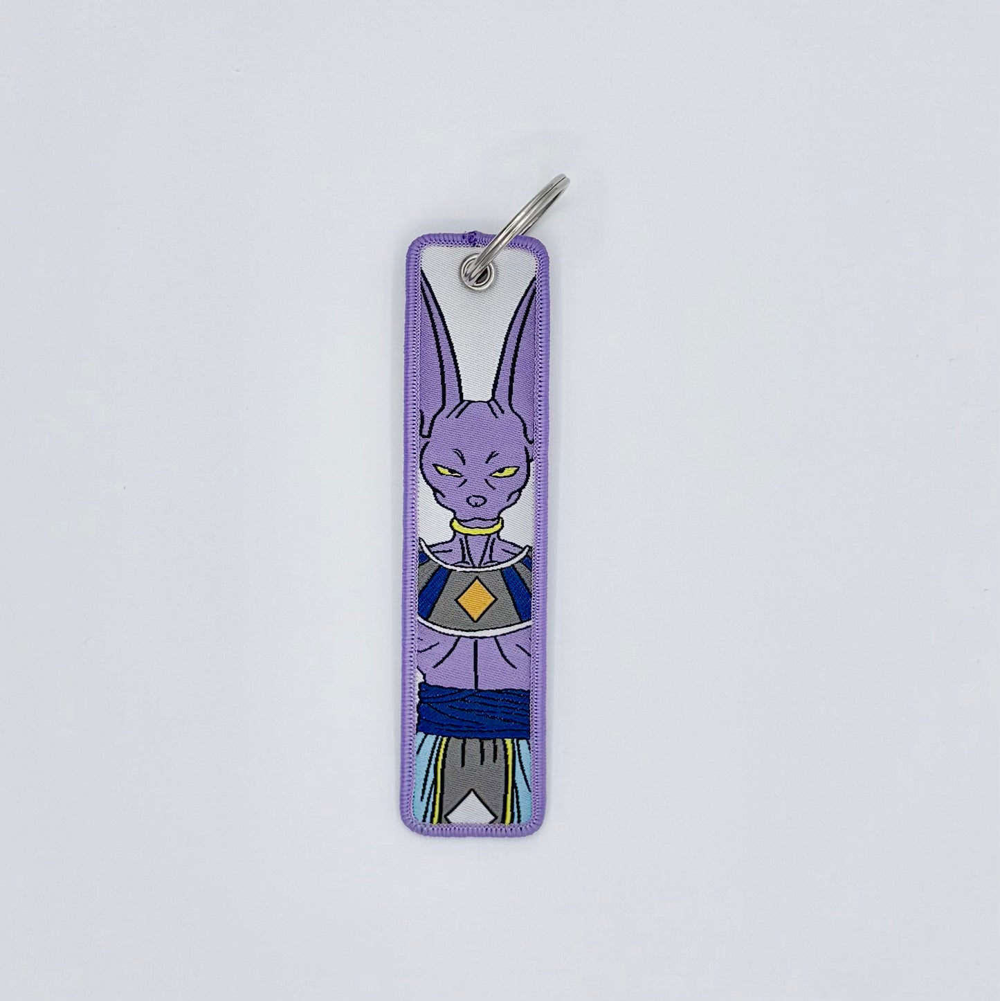 Embroidered Tag.Anime Keychain.Keyring.