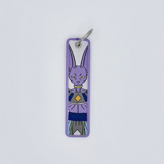 Embroidered Tag.Anime Keychain.Keyring.