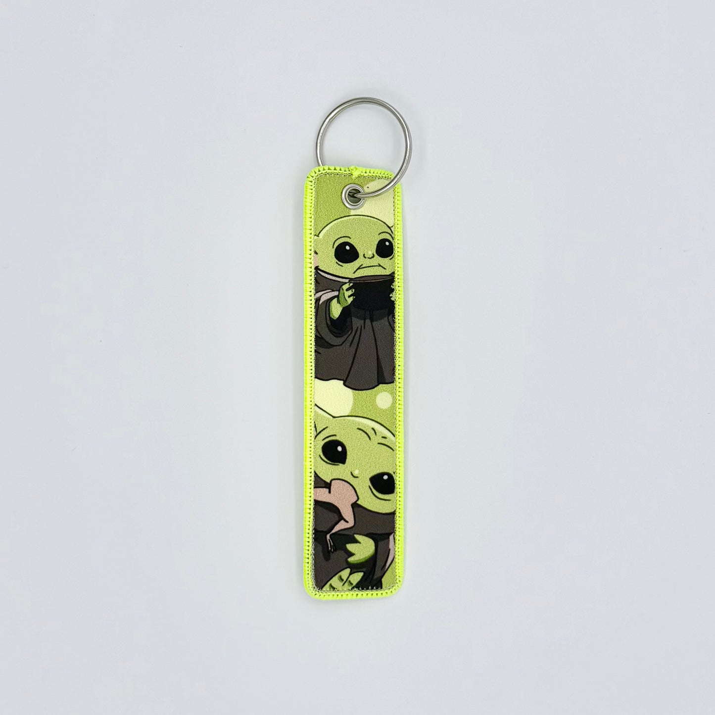Embroidered Tag.Anime Keychain.Keyring.