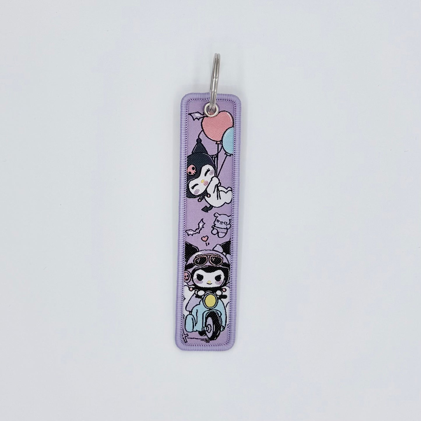 Embroidered Tag.Anime Keychain.Keyring.