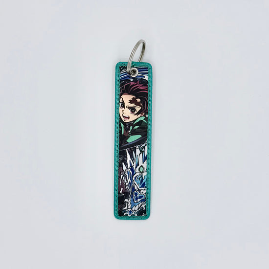 Embroidered Tag.Anime Keychain.Keyring.