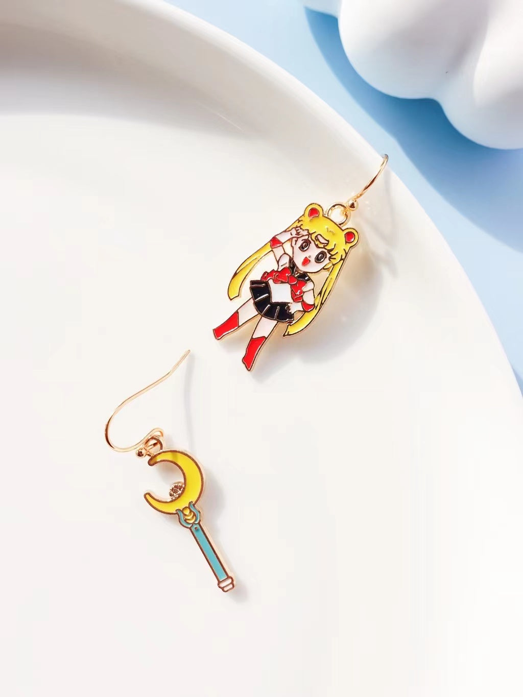 Sailor Moon Hook Drop Earrings